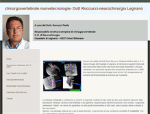 Tablet Screenshot of chirurgiavertebrale-nuovetecnologie.com